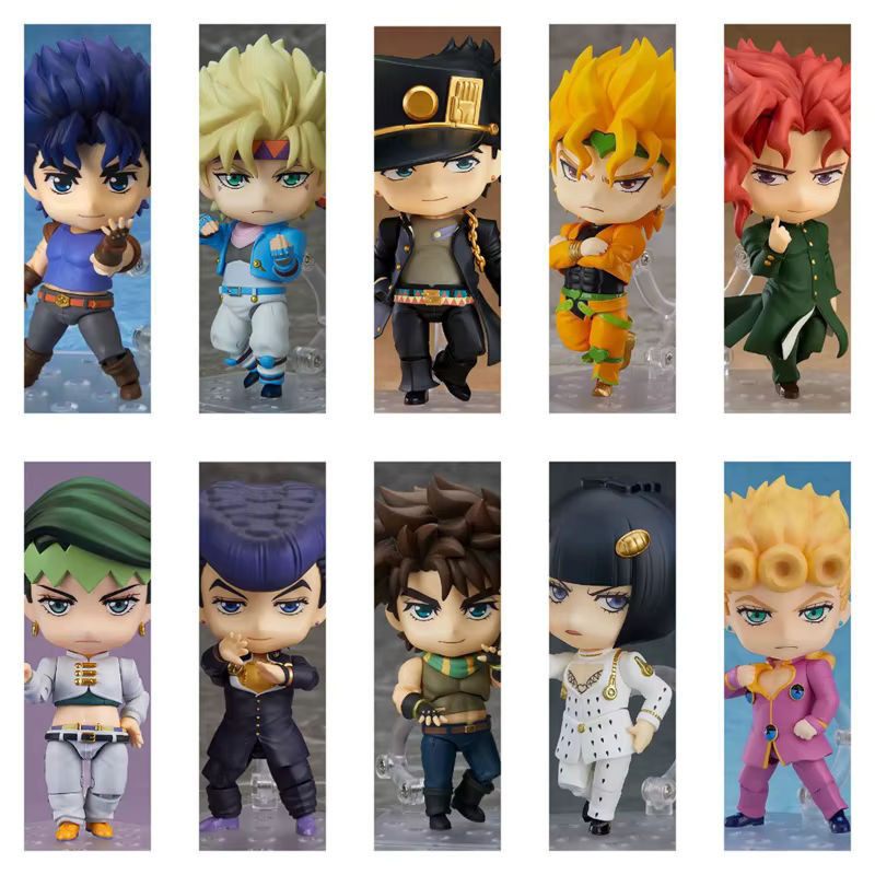 Bandai Anime Jojo's Bizarre Adventure Action Figure Guido Mista und Risotto Nero Q Version aus Kunststoff, mehrfarbig - Bild 1