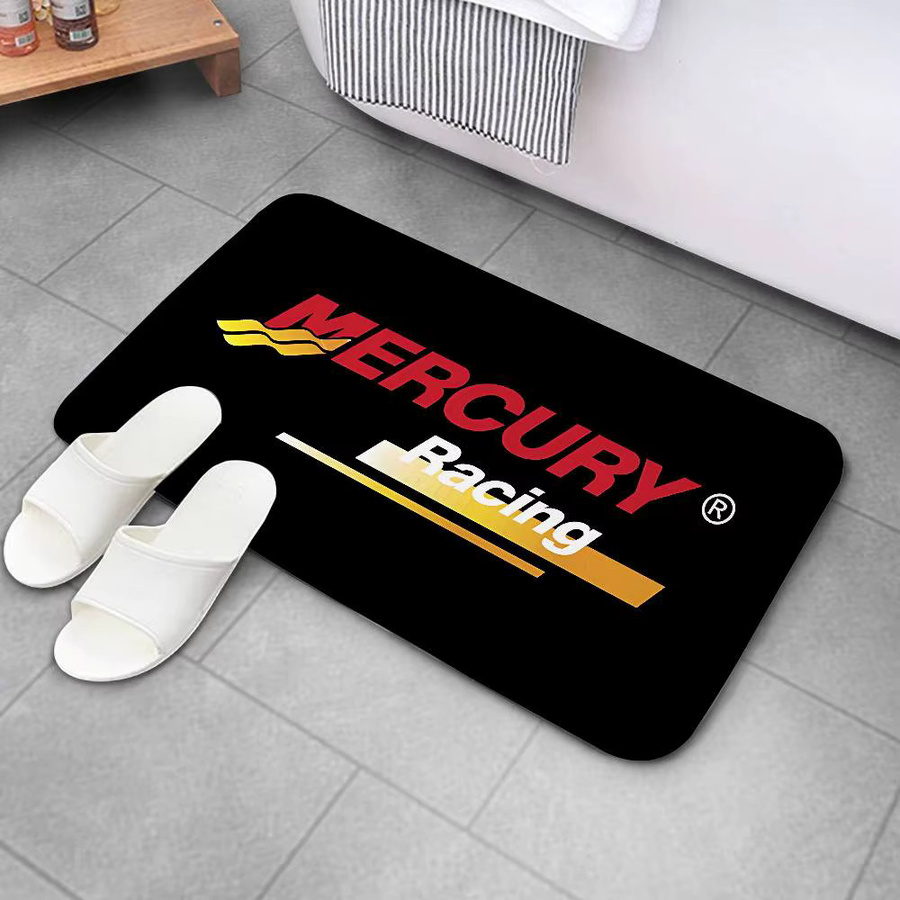 Mercury Racing Antirutschmatte für Badezimmer und Eingangsbereich, schwarz, B/T: 60 x 40 cm - Bild 4