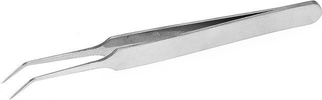 FunCouples Pinzette Edelstahl, Schräge Spitze, 8,7cm, Unisex - Bild 1