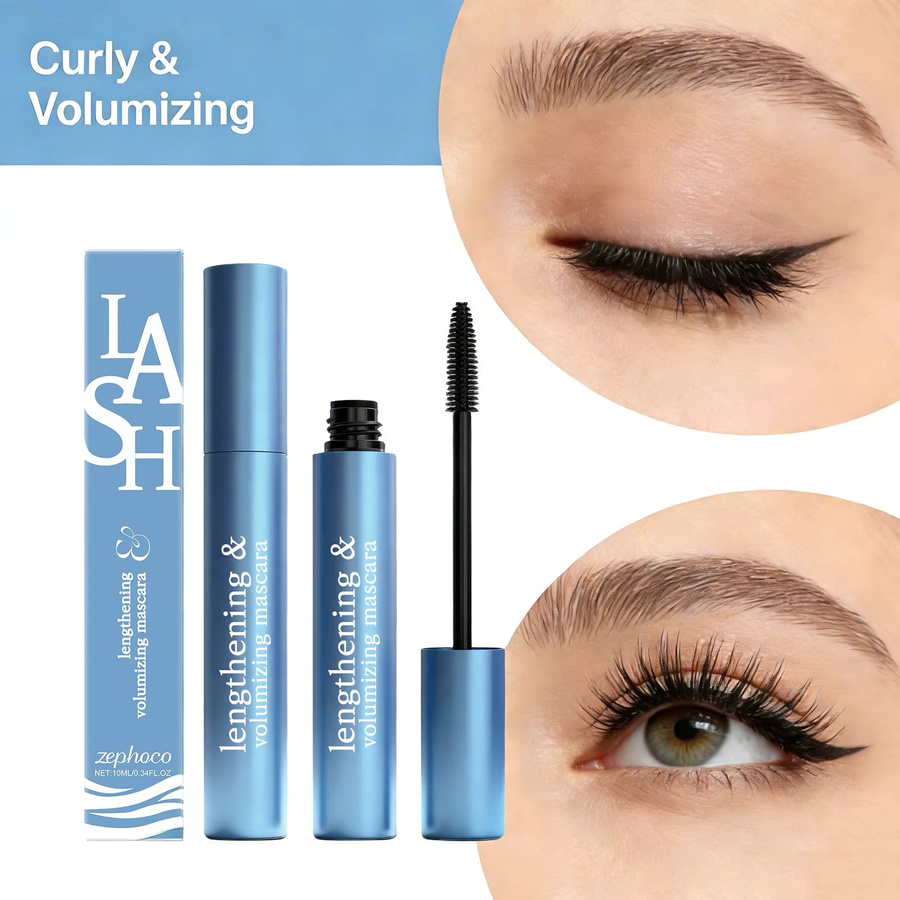 zephoco Curling-Mascara, Schwarz, wasserfest - Bild 2