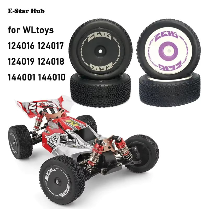 WLtoys RC Car Wheels Originalreifen, Upgrade Teile, Gummireifen - Bild 1