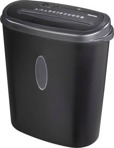 Hama Home X12CD Aktenvernichter in Schwarz mit Partikelschnitt und CD/DVD-Funktion - Bild 1