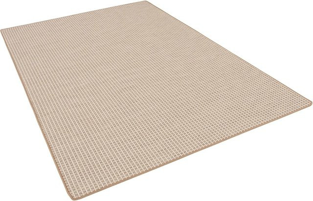 Snapstyle In & Outdoor Teppich Oslo Flachgewebe in Beige Creme Karo mit skandinavischer Optik B/B: 100 x 100 cm - Bild 1