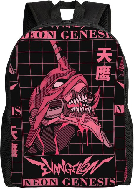 Bandai EVA Evangelion Laptop Rucksack Ayanami Rei in Pink, One Size - Bild 1