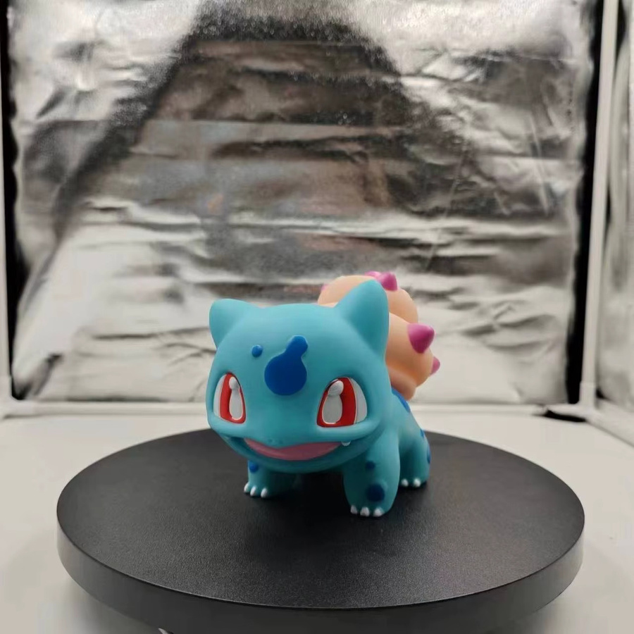 Pokémon Bulbasaur Blumentopf von Bandai in Multicolour mit abnehmbarer Samenkapsel, Höhe: 12 cm - Bild 2