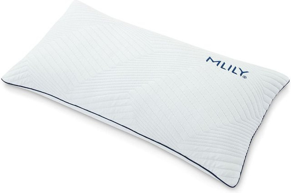 Mlily Kopfkissen Lono XXL in Weiß, fester Schaumstoff, B/H: 80 x 40 cm