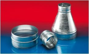 Norres Schlauchreduzierung CONNECT 270-271 aus Metall in Silber für Schlauchverbinder mit ID 350mm - Bild 1