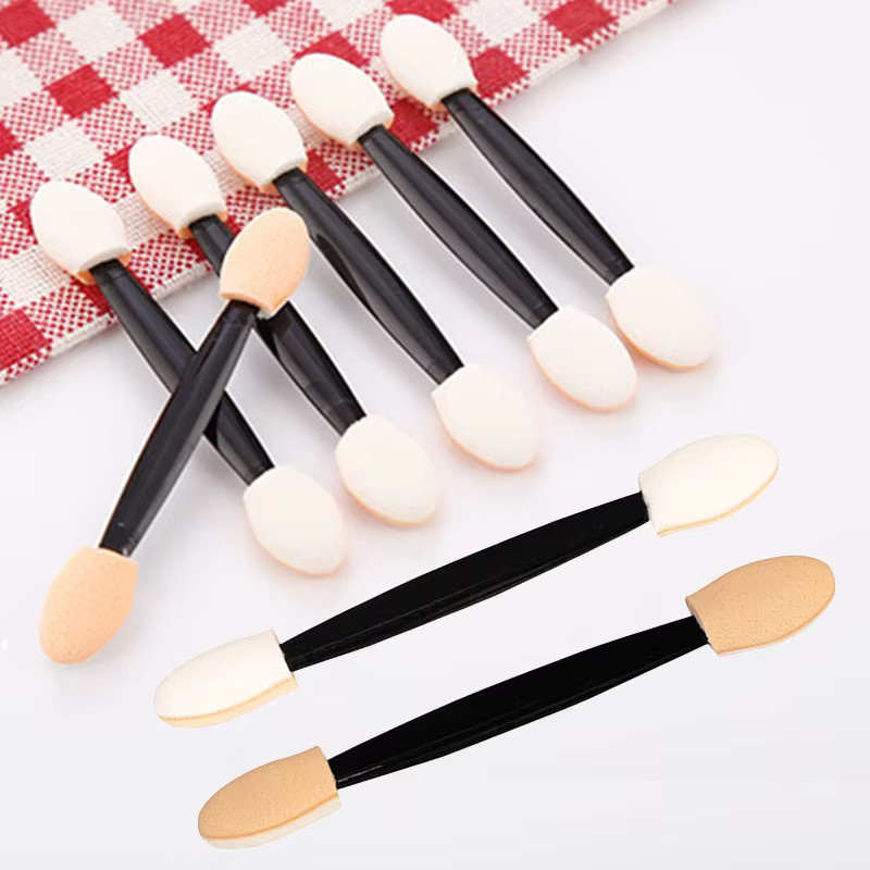 Kekelala Lidschatten Pinsel, Doppelende Schwamm Applikatoren, Unisex - Bild 5