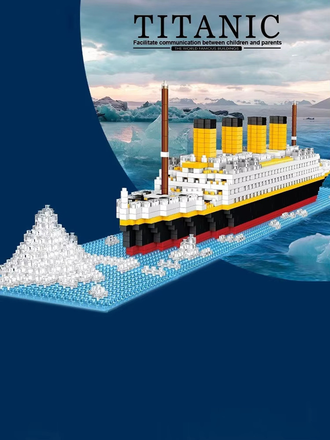 Yaafun Titanic Micro Brick Bausteine-Set, Fahrzeuge, Mehrfarbig - Bild 7