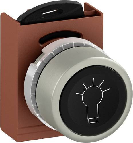 ABB Drucktaster P9MPNNG002 in Schwarz mit IP66-Schutz und Metallgehäuse - Bild 1