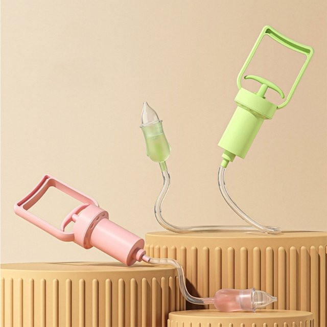 Handheld Baby Nasenreiniger in Pink mit Anti-Backflow-Funktion für eine freie Atmung - Bild 1