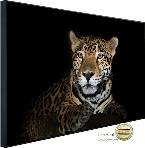papermoon Infrarotheizung EcoHeat Leopard mit Matt-Effekt in Bunt, 600 W, mit App-Steuerung und Überhitzungsschutz - Bild 1