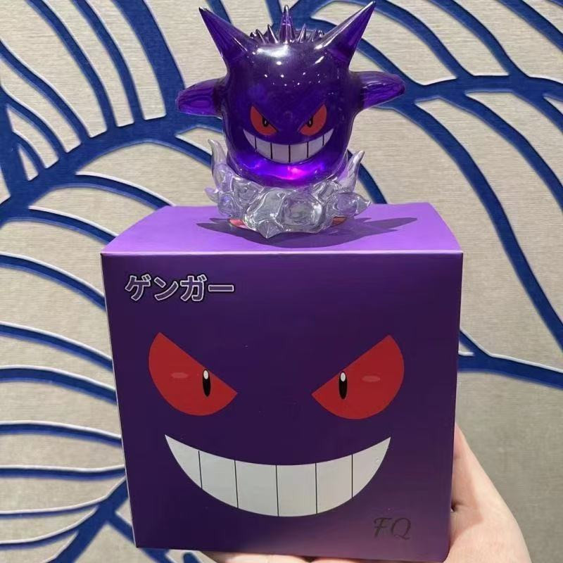 Yiran toy 1 Pokemon Gengar Actionfigur Q Version Puppe Ornament Set - Bild 2