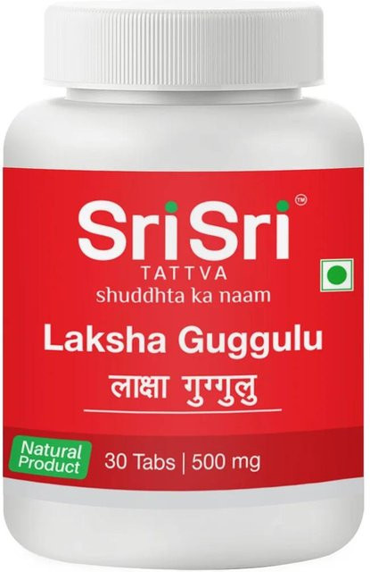 Sri Sri Tattva Laksha Guggulu Kräutertabletten, 30 Stück - Bild 1