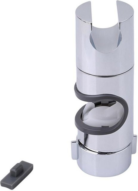 Houspace Verstellbarer Duschschienenkopf Schieberhalter für 20 bis 25 mm in Weiß - Bild 1