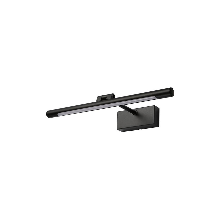 Lamkur LED-Spiegelbeleuchtung aus Metall in Schwarz, modern und rechteckig, B/H/T: 5 x 14 x 40 cm - Bild 1