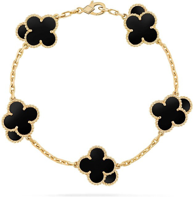 Wucifang Jewelry Armband, Kleeblatt, Gold, Damen - Bild 1
