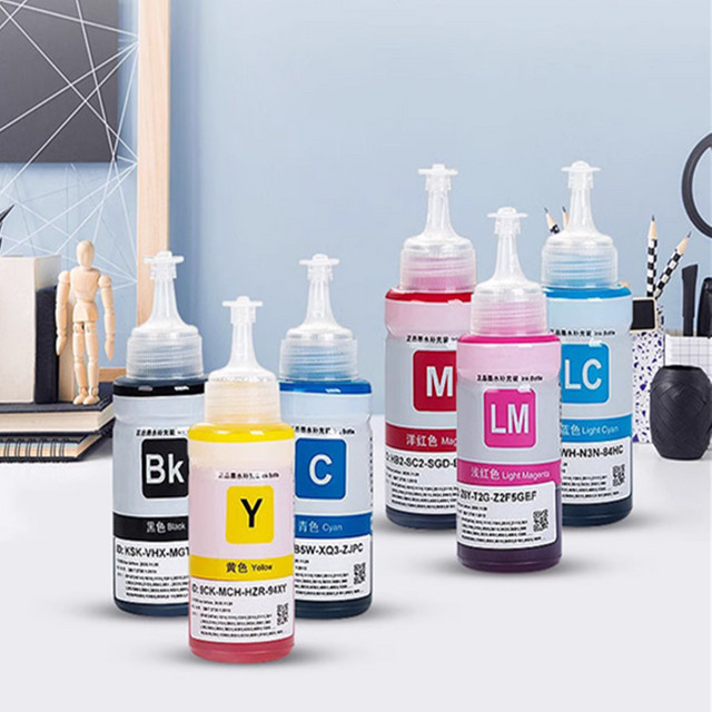 Epson Nachfülltinte im 4er-Set für Inkjet-Drucker, Multicolor - Bild 1