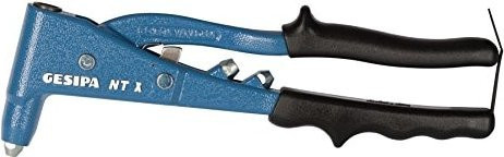 Gesipa Blindnietzange NTX-F aus Chrome-Vanadium in Blau mit Arbeitsbereich 4-5 mm und Dornauswurf - Bild 1