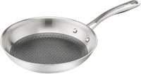 Tefal Pfanne Eternal Mesh mit Non-Stick-Beschichtung aus Edelstahl und Aluminium, Farbe: Silber, Durchmesser: 28 cm - Bild 1