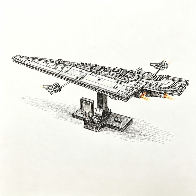 DUODUOBAO Star Wars Vaders Executor Super-Zerstörer, Bausteine, ab 14 Jahre - Bild 1