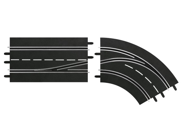 Carrera Lane Change Curve right, Erweiterung