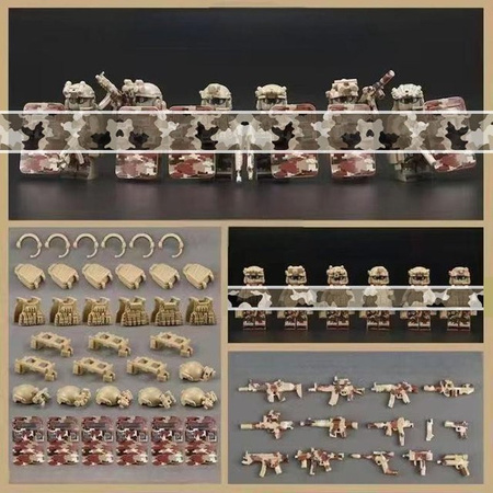Linyi toy Armee-Stil Militär, Bausteine Figuren Sammlungs-Set, ab 6 Jahren
