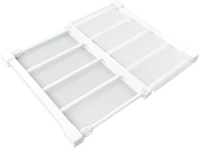 Nagelfreies ausziehbares Spannstangenregal für Schrank und Kleiderschrank, Breite: 38 bis 55 cm - Bild 1