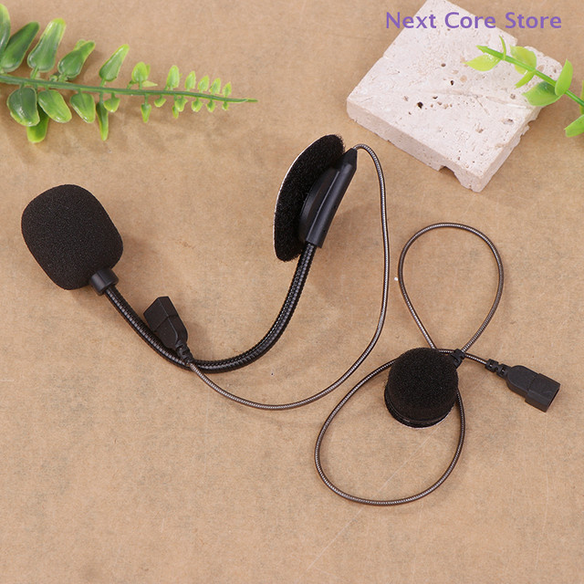 Cardo Ersatzteil-Set für Freecom und Spirit Bluetooth-Gegensprechanlagen mit weichem Drahtmikrofon, Hartdrahtmikrofon und 3,5-mm-Lautsprecher in Schwarz - Bild 1