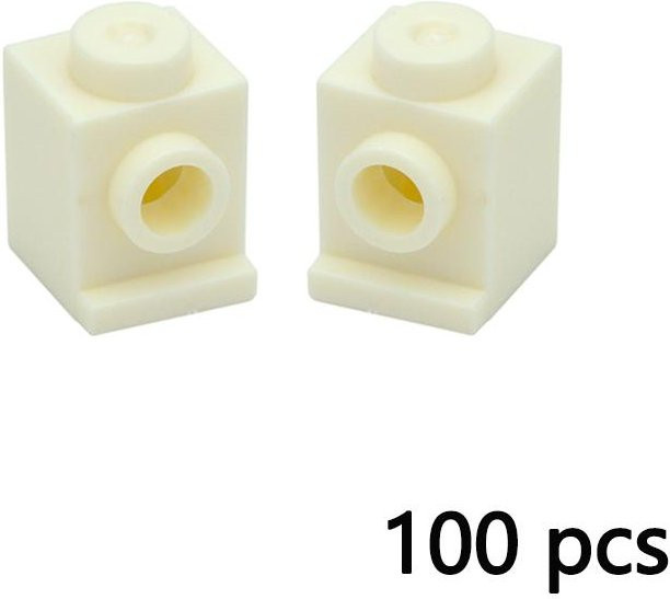 Leduo MOC Teile 4070 Bausteine 1x1 mit Scheinwerferstein, 100-teiliges Set, ab 6 Jahren - Bild 1
