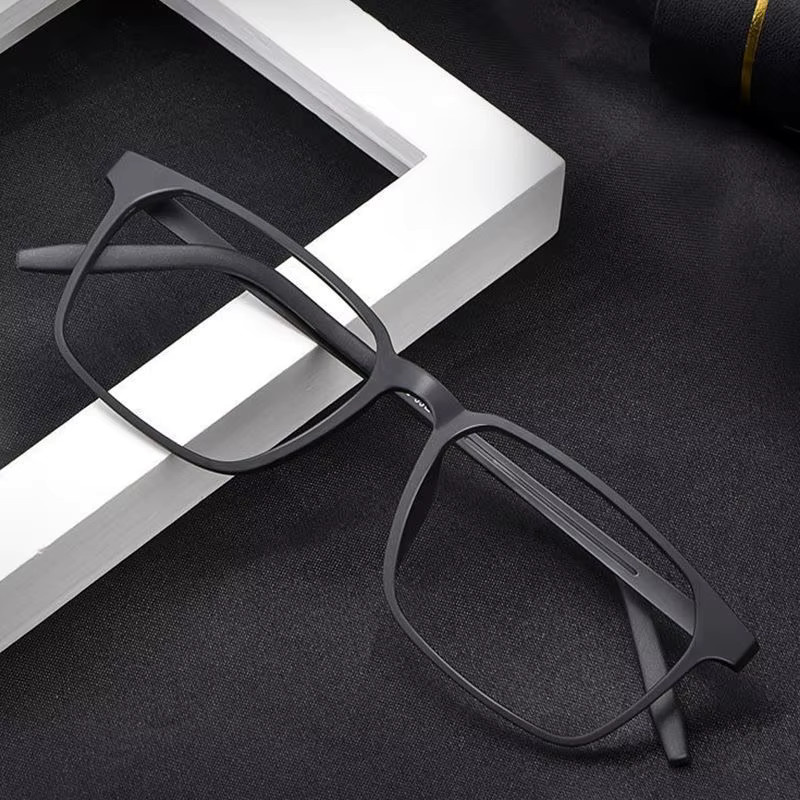 ISENGHUO Lesebrille, Titan, Vollrand, Unisex, black, Blaulichtfilter - Bild 3
