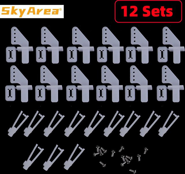 SKYAREA Ruder-Servo-Ailerons, Aufzüge für RC-Flugzeuge, 12-teiliges Set - Bild 1