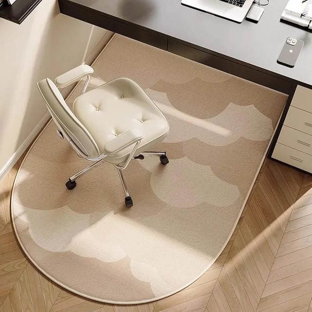 VIKAMA Bürostuhlunterlage als rutschfester und fleckresistenter Bodenschutz für dein Home Office, Breite: 120 cm, Tiefe: 60 cm - Bild 1