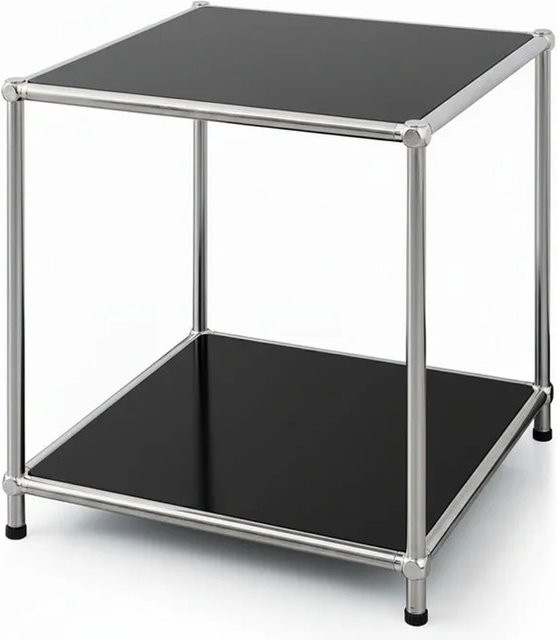 Floordirekt Metallregal Concept Epure MK-012 Beistelltisch in Schwarz, B/T/H: 40 x 40 x 46 cm - Bild 1
