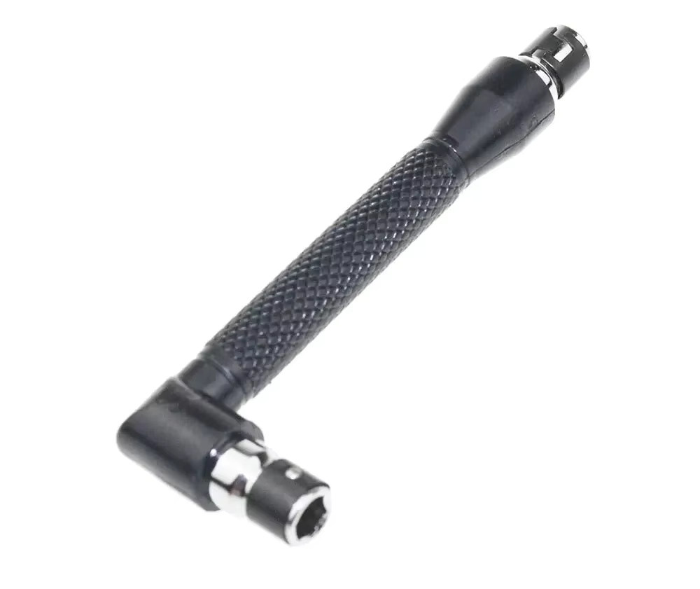Mini-L-förmiger Doppelkopf-Steckschlüssel in Schwarz, multifunktionales Handwerkzeug für Autoreparaturen, Größe 7 mm - Bild 2