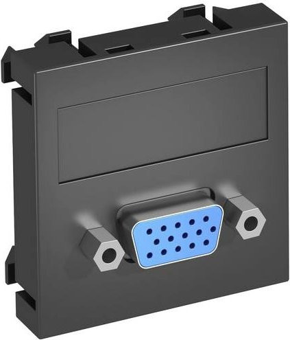 OBO Bettermann Abdeckung Multimediaträger Grau B/H/T: 4,5 x 4,5 x 0,9 cm - Bild 1