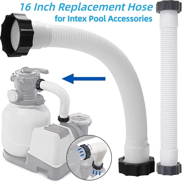 Intex Ersatz-Verbindungsschlauch für Sandfilterpumpen, 16 Zoll (40,64 cm) für Schwimmbecken-Zubehör - Bild 1