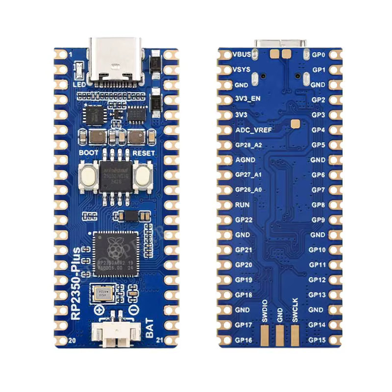 Raspberry Pi Pico 2 Plus RP2350-Karte in Blau - Bild 2