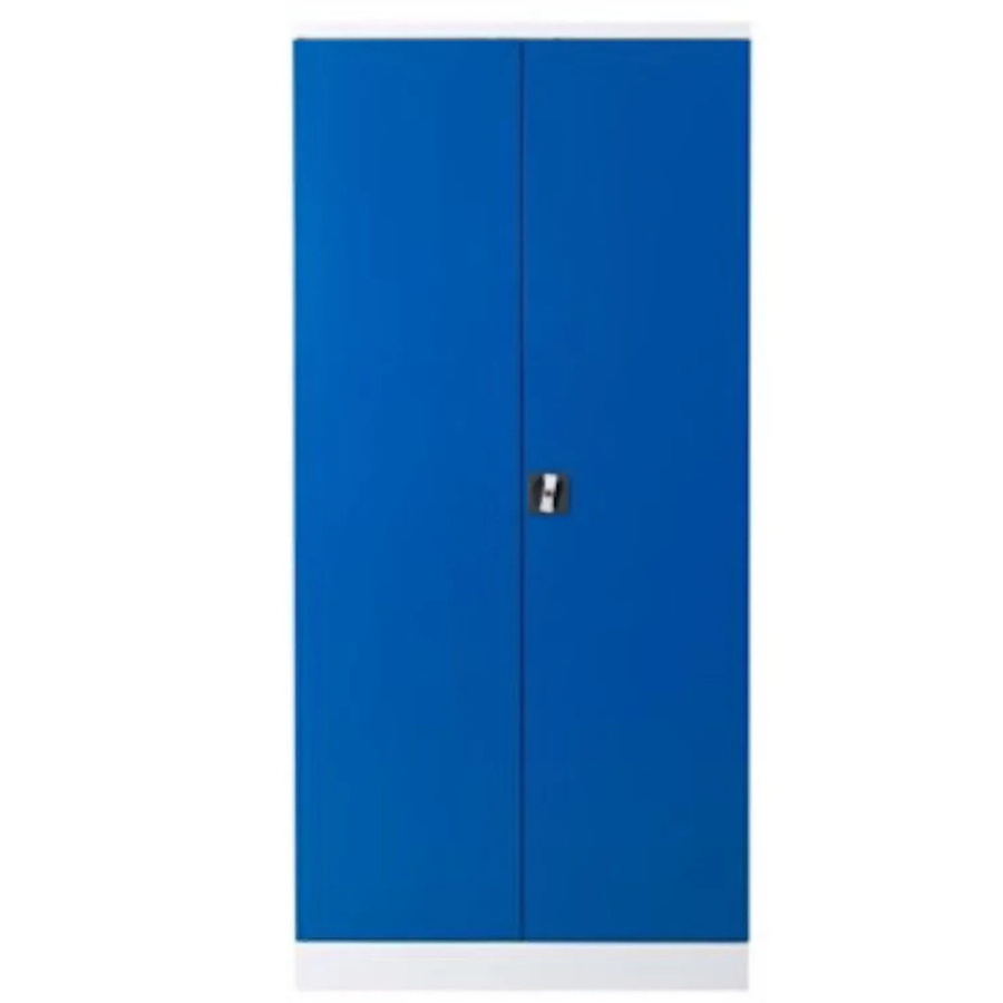 PROREGAL Stahlschrank Bee mit 4 Fachböden und Scharniertüren in Weiß-Blau, H x B x T: 195 x 92 x 50 cm - Bild 2