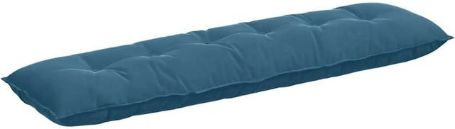vidaXL Rückenkissen aus Cordstoff in Blau, B/H: 180 x 50 cm - Bild 1