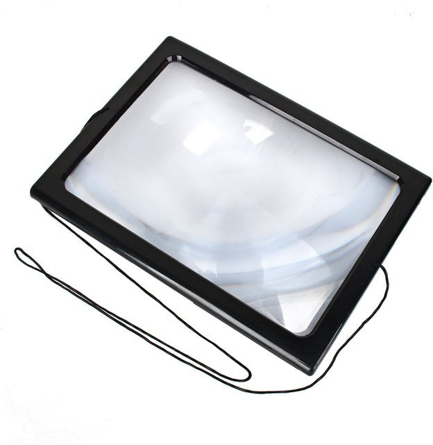 Leselupe 3x, mit LED-Beleuchtung - Bild 1