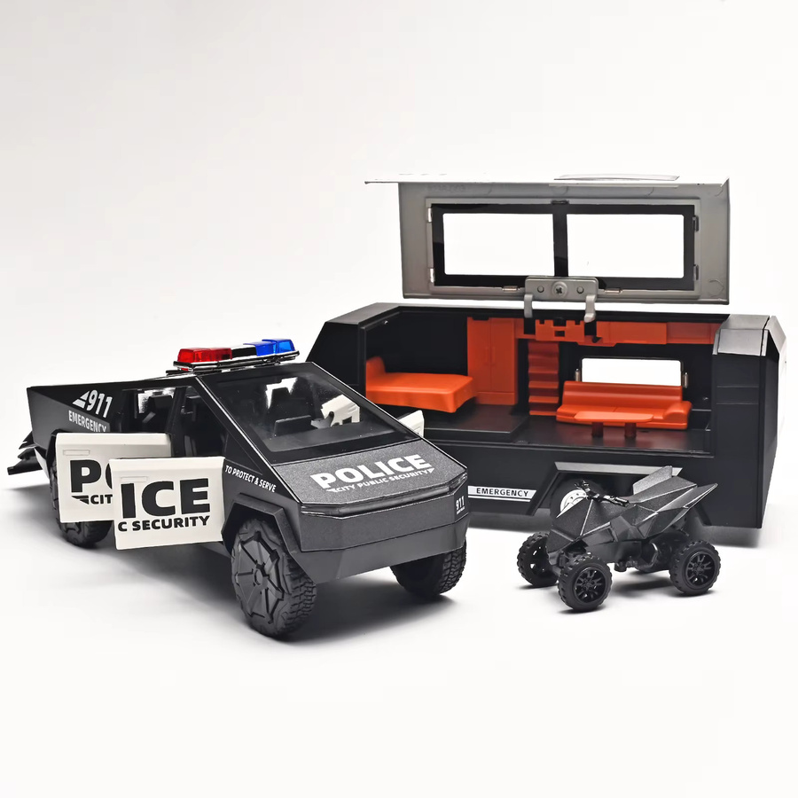 Maisto Polizeiauto-Modell, Druckguss, mit Licht und Sound - Bild 2