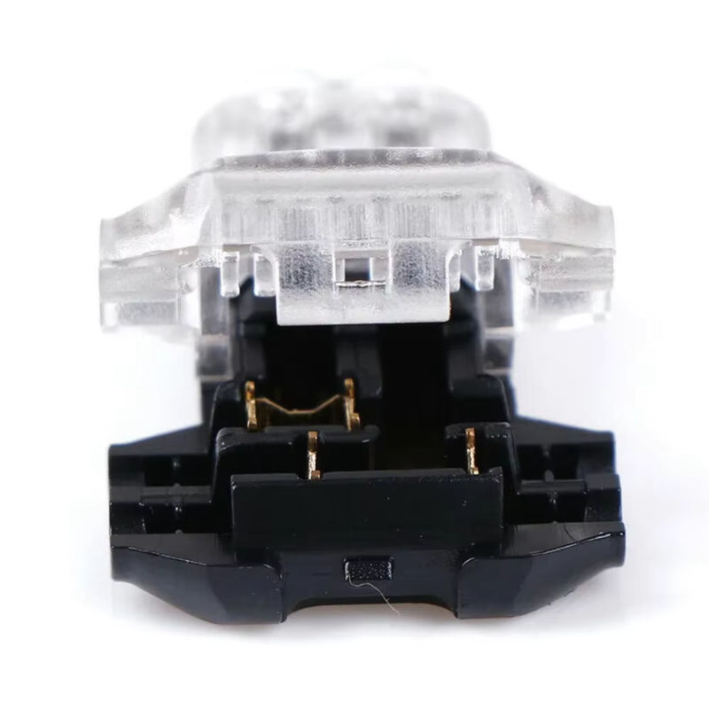MJJC Universal Compact Wire T Tap Connectors Werkzeuglose Quick Splice Wiring Connector in Transparent - Bild 3