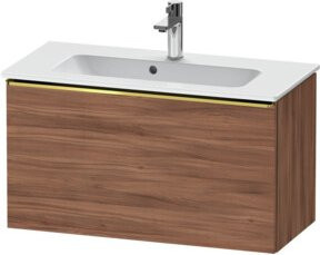 Duravit Waschtischunterschrank D-Neo Compact, wandhängend, Nussbaum Natur, B: 81 cm, T: 37,2 cm, H: 44 cm - Bild 1