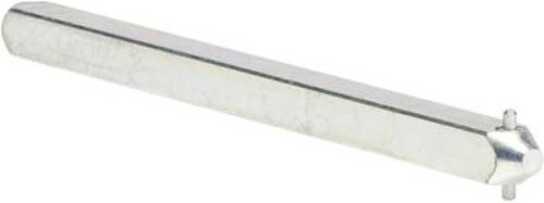 ABB OXP12X395 Welle in Silber, Länge: 395 mm, Durchmesser: 12 mm - Bild 1
