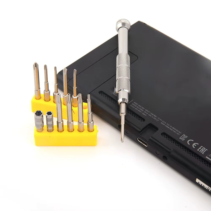 YuXi Reparaturwerkzeug-Kit Schraubendreher-Set für Nintendo Switch und diverse Spielekonsolen - Bild 2