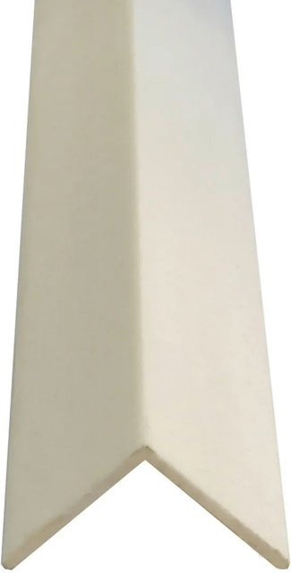 Döllken Profiles Winkelleiste aus Kunststoff in Weiß, B/B: 20 x 20 mm, Länge: 2500 mm - Bild 1