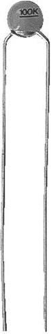 TDK B57164K0682K000 NTC-Thermistor radial bedrahtet grau 6.8kΩ 0.45W - Bild 1