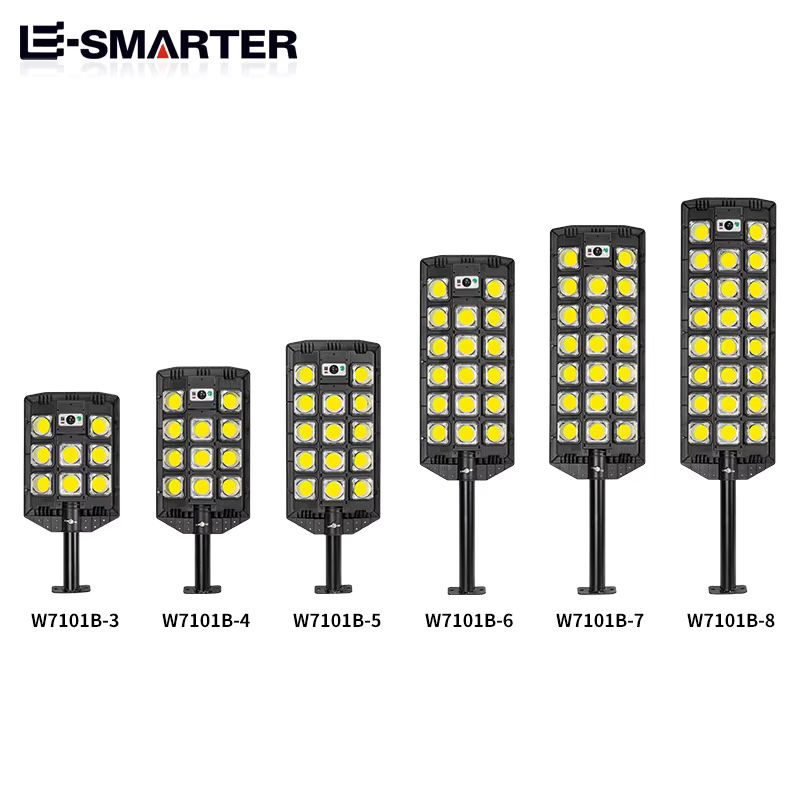 ESMARTER LED Solar Gartenleuchte Schwarz mit einstellbarem Winkel und Dämmerungssensor, wasserdichte Außenwandlampe mit integrierter Lithium-Batterie - Bild 5