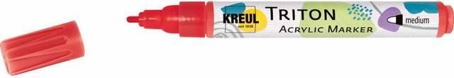 KREUL Triton Acrylmarker Medium in Kirschrot mit einer Strichstärke von 1-3 mm - Bild 1